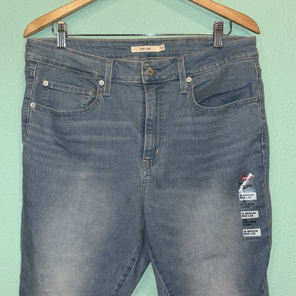 Levi’s 726 High Rise Flare jeans. . Size 16 M. New with tags. - Picture 2 of 7
